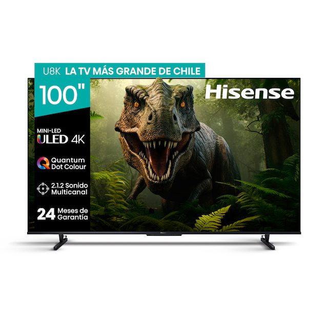 Hisense trae a España su gigantesco televisor de 100 pulgadas: tecnología  MiniLED y Dolby Vision